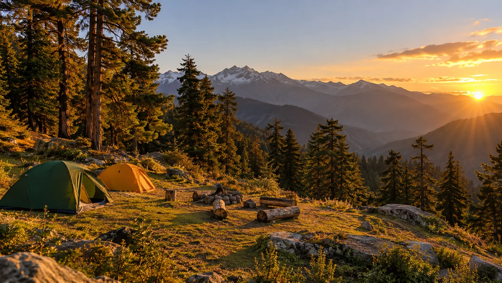 Scenic travel image for Camping