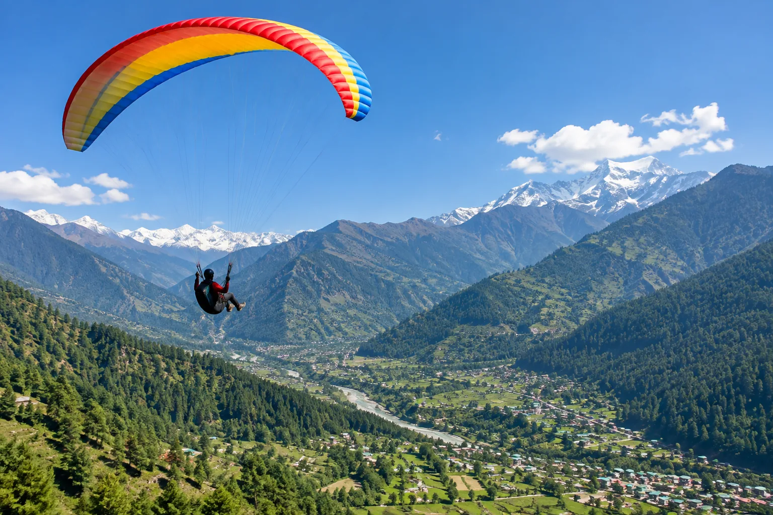 Scenic travel image for Paragliding