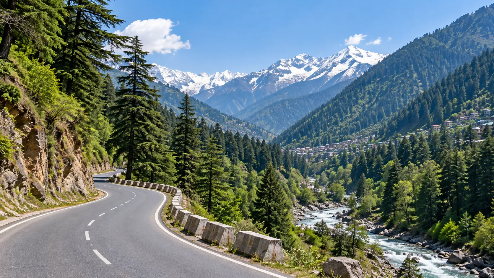 Landscape for Shimla Manali by Volvo
