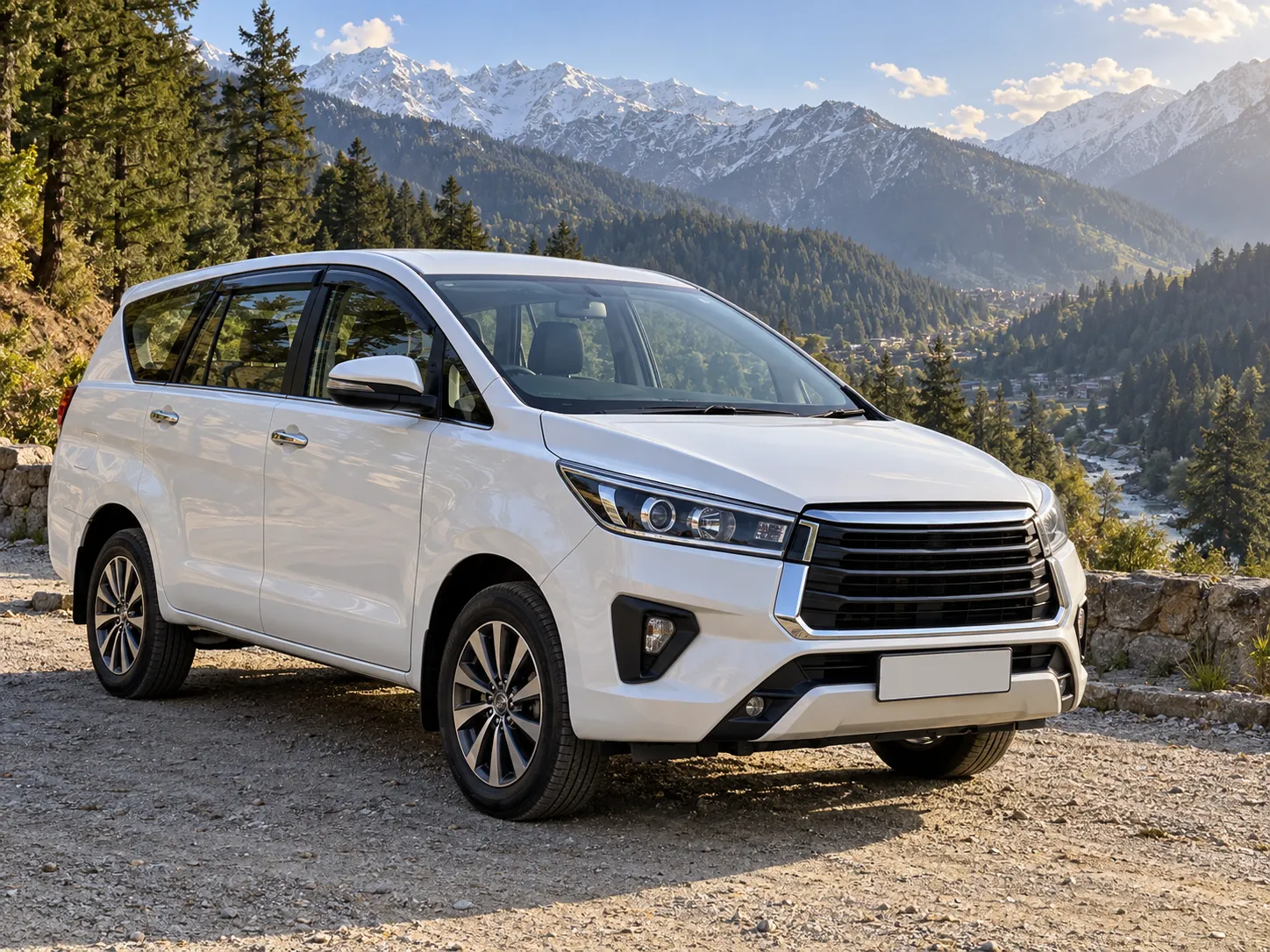 Toyota Innova Crysta taxi in Himachal