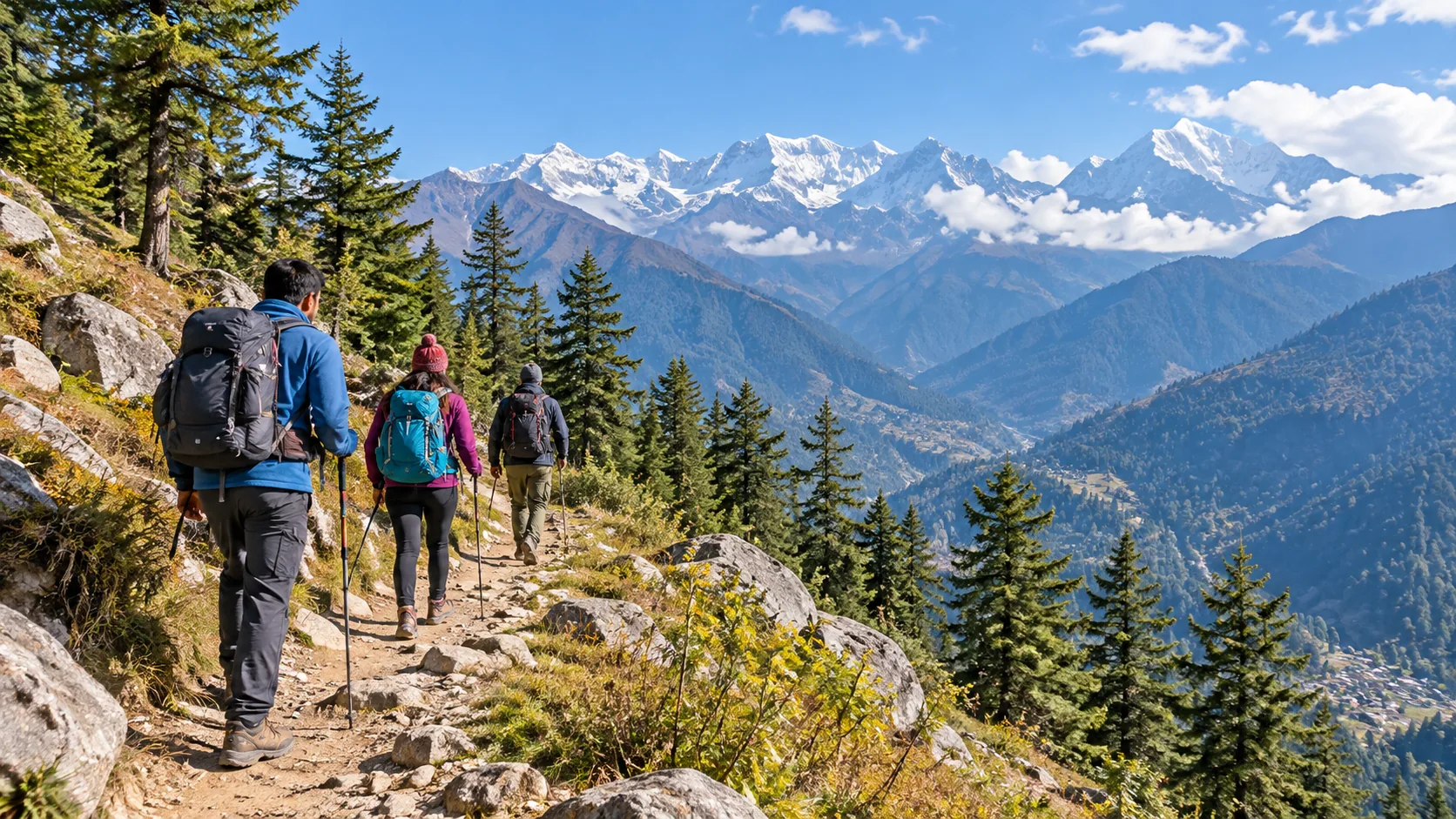 Scenic travel image for Trekking